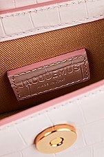 JACQUEMUS Le Chiquito Bag in Pale Pink, view 7, click to view large image.