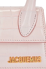 JACQUEMUS Le Chiquito Bag in Pale Pink, view 8, click to view large image.