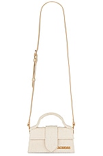 JACQUEMUS Le Bambino Bag in Off White, view 1, click to view large image.