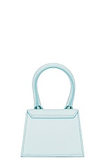 JACQUEMUS Le Chiquito Bag in Light Blue, view 4, click to view large image.