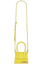 JACQUEMUS Le Chiquito Bag in Neon Yellow, view 1, click to view large image.
