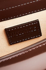 JACQUEMUS Le Bambino Bag in Midnight Brown, view 7, click to view large image.
