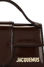 JACQUEMUS Le Bambino Bag in Midnight Brown, view 8, click to view large image.