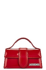 JACQUEMUS Le Bambino Bag in Red, view 3, click to view large image.