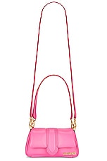 JACQUEMUS Le Petit Bambimou Bag in Neon Pink, view 1, click to view large image.