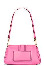 JACQUEMUS Le Petit Bambimou Bag in Neon Pink, view 4, click to view large image.