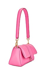 JACQUEMUS Le Petit Bambimou Bag in Neon Pink, view 5, click to view large image.