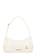 JACQUEMUS Le Bisou Ceinture Bag in Off White, view 1, click to view large image.