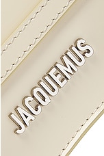 JACQUEMUS Le Bisou Ceinture Bag in Off White, view 7, click to view large image.