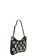 JACQUEMUS Le Bisou Rond Carre Bag in Black, view 4, click to view large image.