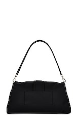 JACQUEMUS Le Bambimou Nylon Bag in Black, view 4, click to view large image.