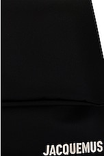 JACQUEMUS Le Bambimou Nylon Bag in Black, view 8, click to view large image.