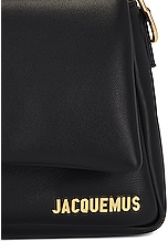 JACQUEMUS Le Bambimou Bag in Black, view 8, click to view large image.