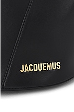 JACQUEMUS Le Petit Tourni in Black, view 7, click to view large image.