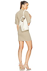 JACQUEMUS Le Petit Tourni in Light Ivory, view 2, click to view large image.