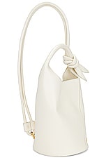 JACQUEMUS Le Petit Tourni in Light Ivory, view 4, click to view large image.