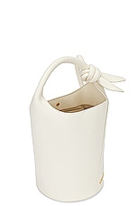 JACQUEMUS Le Petit Tourni in Light Ivory, view 5, click to view large image.