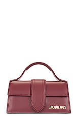 JACQUEMUS Le Bambino in Dark Burgundy, view 3, click to view large image.