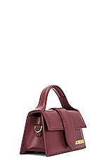 JACQUEMUS Le Bambino in Dark Burgundy, view 5, click to view large image.