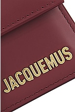 JACQUEMUS Le Bambino in Dark Burgundy, view 8, click to view large image.