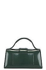 JACQUEMUS Le Bambino in Dark Green, view 4, click to view large image.