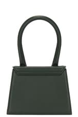 JACQUEMUS Le Chiquito Moyen in Dark Green, view 4, click to view large image.