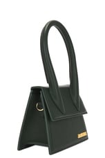 JACQUEMUS Le Chiquito Moyen in Dark Green, view 5, click to view large image.