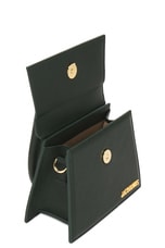 JACQUEMUS Le Chiquito Moyen in Dark Green, view 6, click to view large image.
