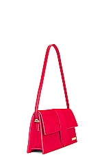 JACQUEMUS Le Bambino Long in Dark Red, view 4, click to view large image.