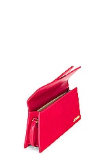 JACQUEMUS Le Bambino Long in Dark Red, view 5, click to view large image.
