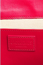 JACQUEMUS Le Bambino Long in Dark Red, view 7, click to view large image.