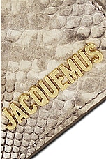 JACQUEMUS Le Chiquito Moyen Boucle in Beige, view 8, click to view large image.