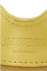 JACQUEMUS Le Petit Calino in Pale Yellow, view 6, click to view large image.