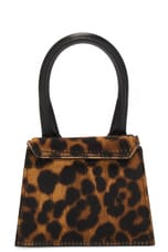 JACQUEMUS Le Chiquito in Leopard Brown, view 4, click to view large image.