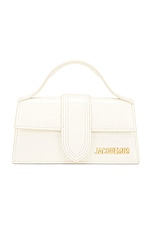 JACQUEMUS Le Bambino in Light Ivory, view 3, click to view large image.