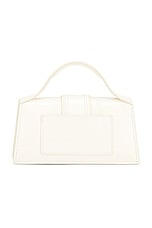 JACQUEMUS Le Bambino in Light Ivory, view 4, click to view large image.