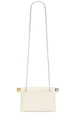 JACQUEMUS La Petite Pochette Rond Bag in Light Ivory, view 3, click to view large image.