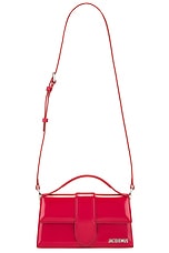 JACQUEMUS Le Grand Bambino Bag in Red, view 1, click to view large image.