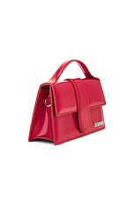 JACQUEMUS Le Grand Bambino Bag in Red, view 5, click to view large image.