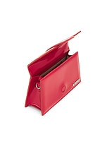 JACQUEMUS Le Grand Bambino Bag in Red, view 6, click to view large image.