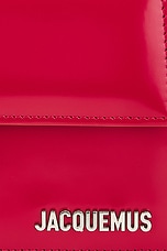 JACQUEMUS Le Grand Bambino Bag in Red, view 8, click to view large image.