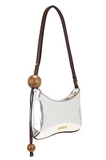 JACQUEMUS Le Bisou Perle Bag in Silver, view 4, click to view large image.