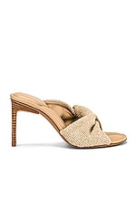JACQUEMUS Les Mules Bagnu in Beige, view 1, click to view large image.