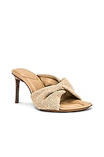JACQUEMUS Les Mules Bagnu in Beige, view 2, click to view large image.