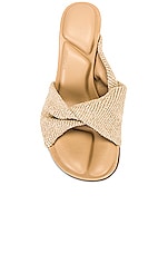 JACQUEMUS Les Mules Bagnu in Beige, view 4, click to view large image.