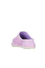 JACQUEMUS Les Mules Bricciola in Lilac, view 3, click to view large image.