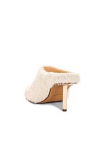 JACQUEMUS Les Mules Nuvola in Off-White, view 3, click to view large image.