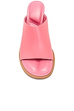 JACQUEMUS Les Mules Rond Carre in PINK, view 4, click to view large image.