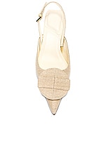 JACQUEMUS Les Chaussures Duelo in LIGHT GREIGE, view 4, click to view large image.