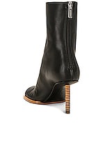 JACQUEMUS Les Bottines Rond Carre in Black, view 3, click to view large image.